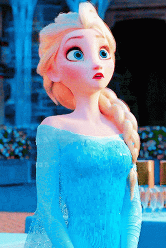 Frozen Elsa GIF - Frozen Elsa Shocked GIFs