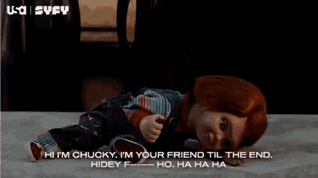 Chucky Childs Play GIF - Chucky Childs Play Syfy GIFs