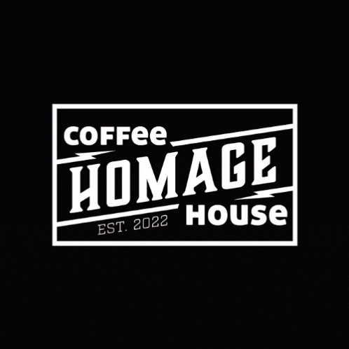a can of romage coffee house sits next to a cup of cappuccino