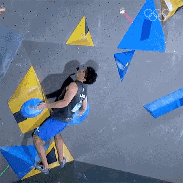 Climbing Adam Ondra GIF - Climbing Adam Ondra Olympics GIFs