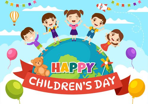 Happy Children'S Day Kids Meme - Happy children's day Kids Colorful ...