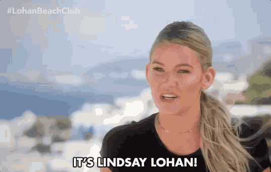a woman says it 's lindsay lohan