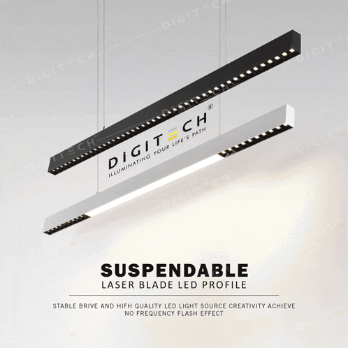 a kitchen with the words digitech illuminating your life 's path on the top