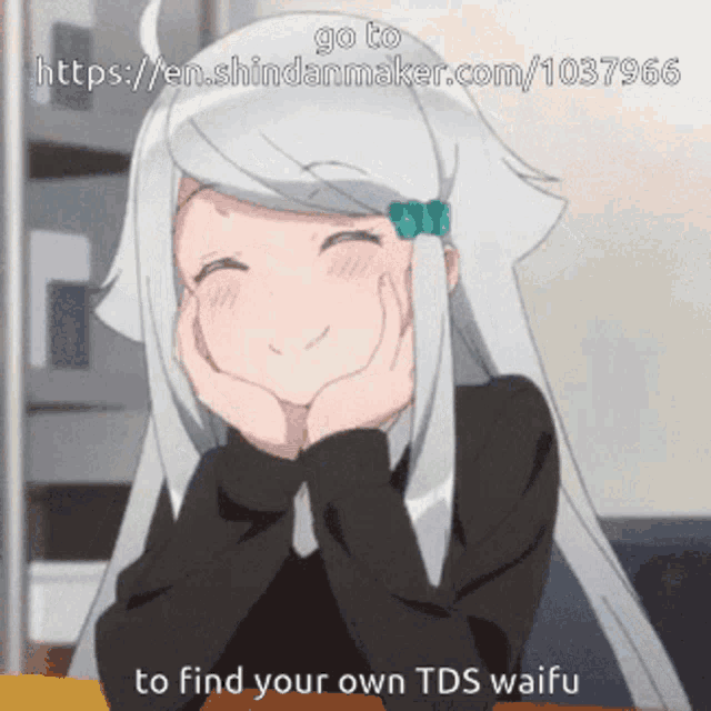 a picture of a girl with the words go to https://en.shindanmaker.com/1037966