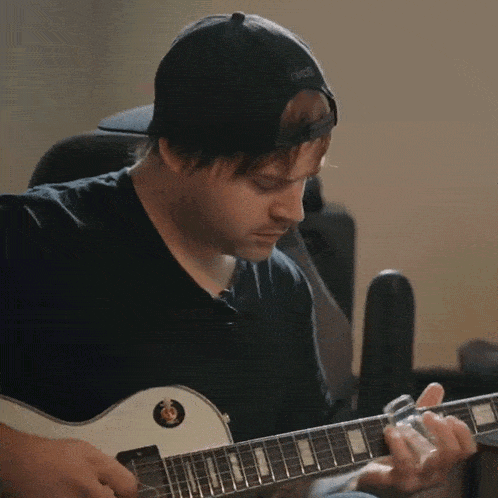 Playing Guitar Jared Dines GIF - Playing Guitar Jared Dines Sliding GIFs