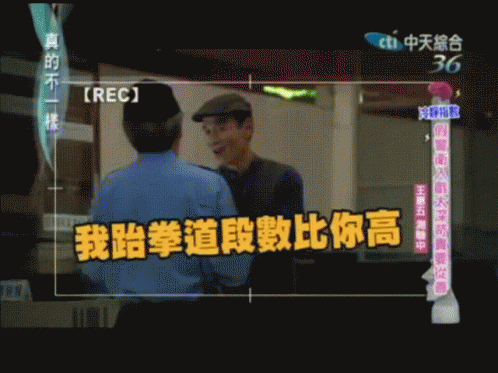 無腦警衛　王惠五秀跆拳道段數 Tv Trick Shows Security Trouble Wang2 Hui4 Wu3 GIF - Security警衛 GIFs