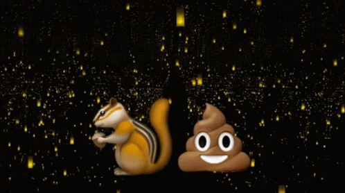 Squirrel Poop Emoji GIF - Squirrel Poop Emoji Smile GIFs