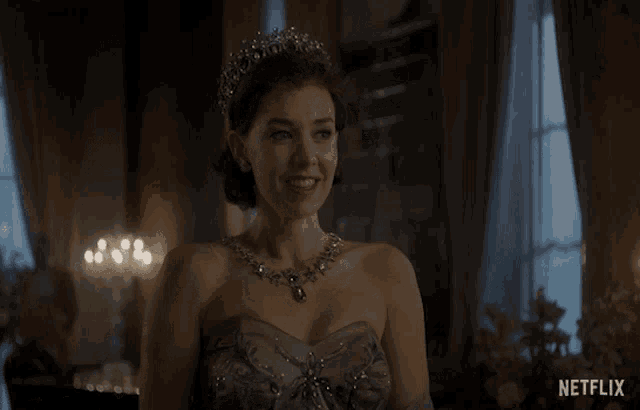Smiling Princess Margaret GIF - Smiling Princess Margaret Vanessa Kirby GIFs