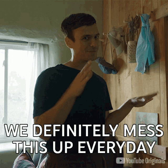We Definitely Mess This Up Everyday Mitch Moffit GIF - We Definitely Mess This Up Everyday Mitch Moffit Shut It Off Asap GIFs