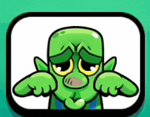 a green cartoon character with a sad look on his face is pointing at the camera .