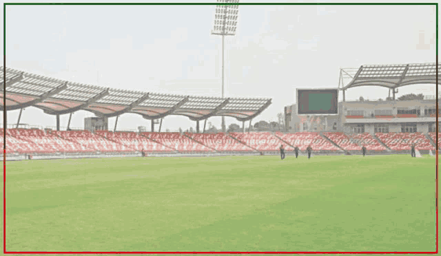 an advertisement for cricket scoreboard australia shows a stadium