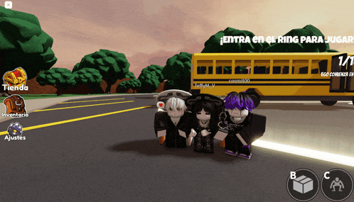 a yellow school bus with the number 1/1 on the side