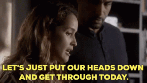 Station19 Andy Herrera GIF - Station19 Andy Herrera Lets Just Put Our Heads Down GIFs
