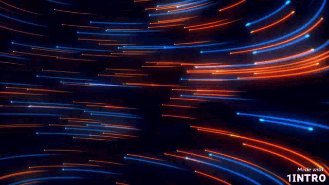 a bunch of colorful lights are flying through the air in a dark room .