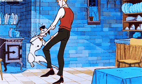 Pongo Dancing With Dog GIF - Pongo Dancing With Dog 101dalmatians GIFs
