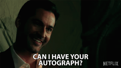 Can Ihave Your Autograph Famous GIF - Can Ihave Your Autograph Famous Celebrity GIFs