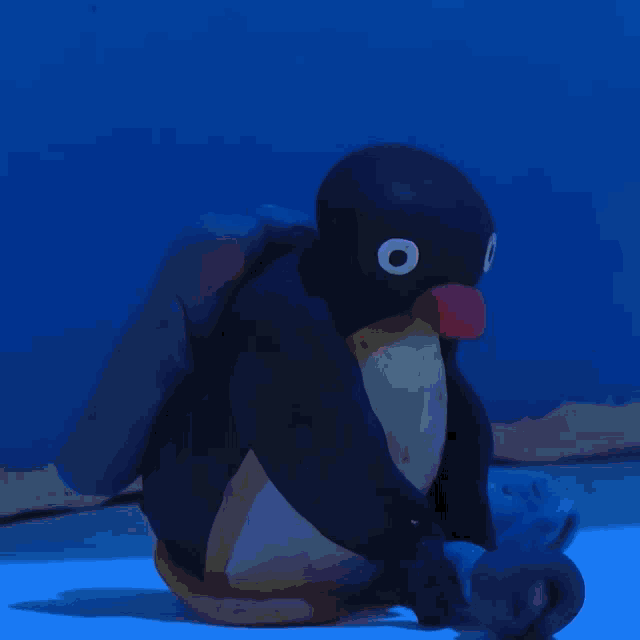 Pingu The Thing GIF - Pingu The Thing Fire GIFs