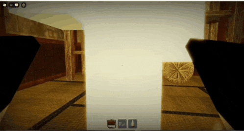 a screenshot of a video game shows a light coming out of a door