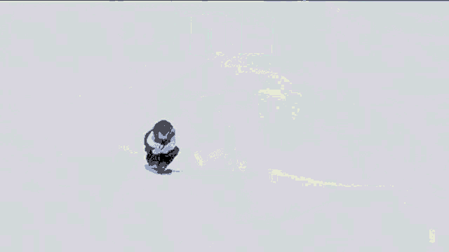 a snowboarder is doing a trick in the air with the words bruh above him