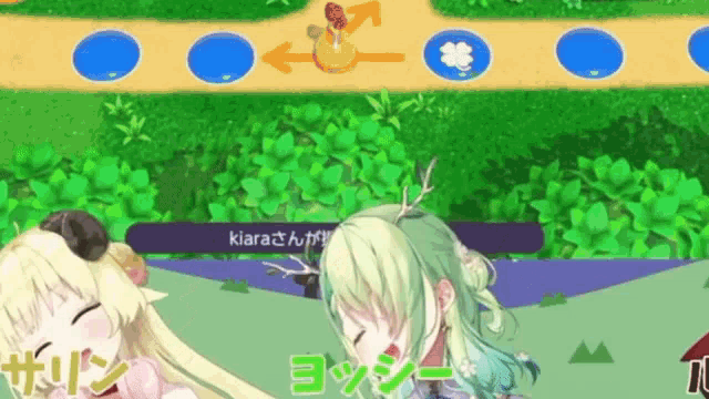 a video game with a girl named kiara