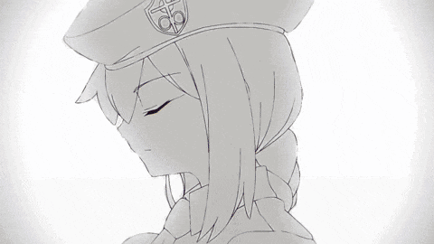a girl with purple hair is wearing a hat and a tie .