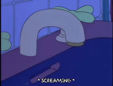 Bart Going Down The Drain GIF - Bart Simpsons Drain Screaming GIFs