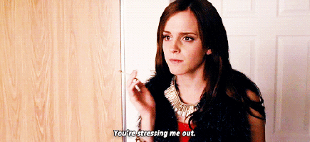 You Could Write A How-to Book On Coming Up With Excuses Not To Work Out. GIF - Emma Watson The Bling Ring Stress GIFs
