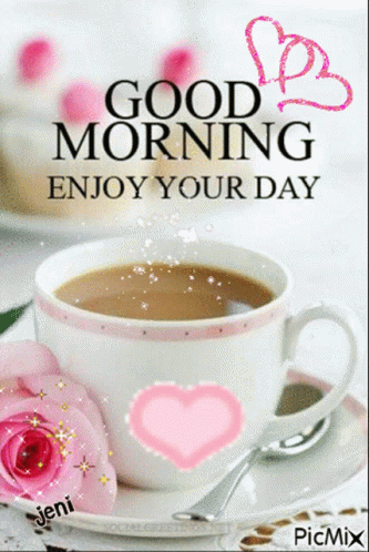 Good Morning Enjoy Your Day GIF - Good Morning Enjoy Your Day Heart GIFs