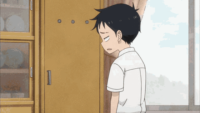 Hiding Closet GIF - Hiding Closet Takagi San GIFs