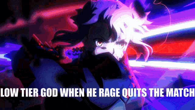 Fate Stay Night Low Tier God GIF