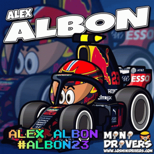 Alex Albon Albon23 GIF - Alex Albon Albon23 Red Bull GIFs