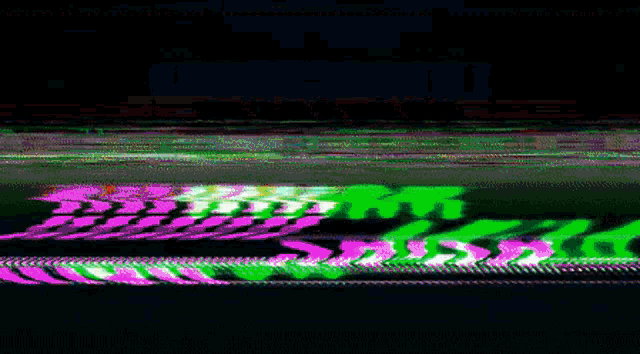 a computer screen displays a glitch effect that says ' subscribe ' on it