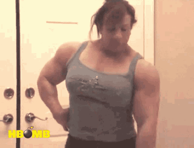 Big And Sexy Female Bodybuilders GIF - Big And Sexy Female Bodybuilders Massive Muscle Chick GIFs