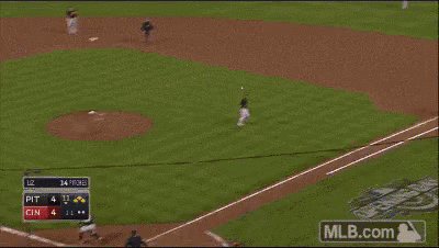 a baseball player with the number 19 on their jersey