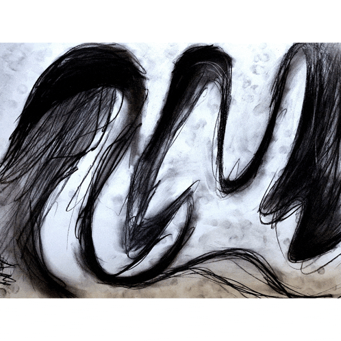 a black and white drawing of a swirl that says ' swirl ' on the bottom