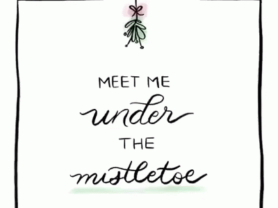 Meet Me Under The Mistletoe GIF - Meet Me Under The Mistletoe Mistletoe GIFs