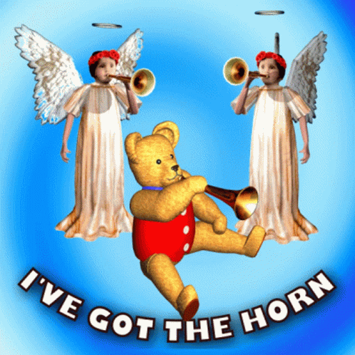 Ive Got The Horn I Have Got The Horn GIF - Ive Got The Horn I Have Got The Horn Teddy Bear Music GIFs