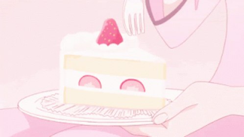 Pink Nom GIF - Pink Nom Cake GIFs