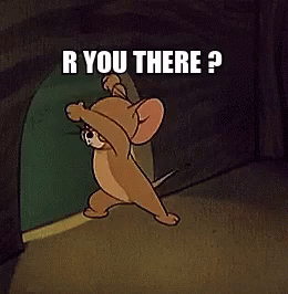 Jerry Knocking R You There GIF - Jerry Knocking R You There Tom And Jerry GIFs