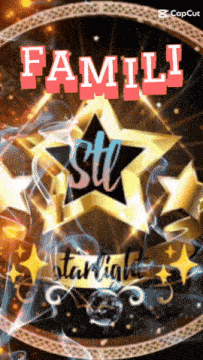 a family starlight logo with a star in the middle