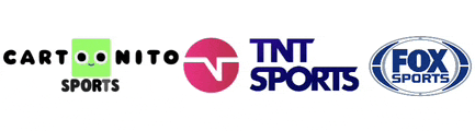 cartoonito sports tnt sports and fox sports logos
