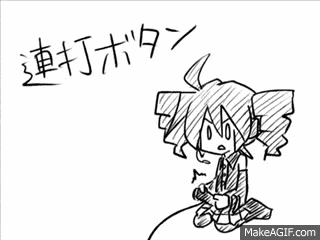 a black and white drawing of a girl holding a game controller .