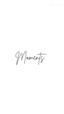 a picture of a man and a woman with the words " moments " written on it
