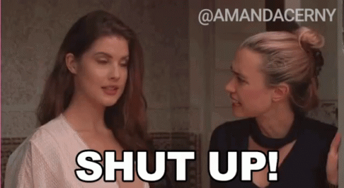 Amanda Cerny Shut Up GIF - Amanda Cerny Shut Up Angry GIFs