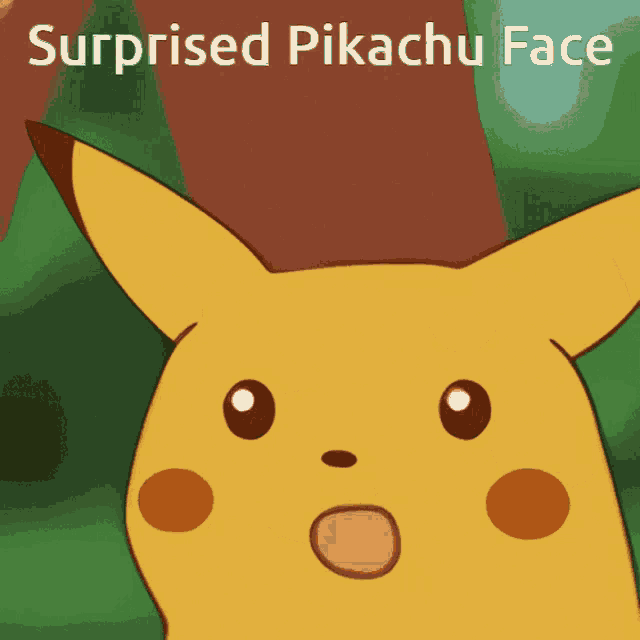 Surprised Pikachu Face GIF - Surprised Pikachu Face GIFs