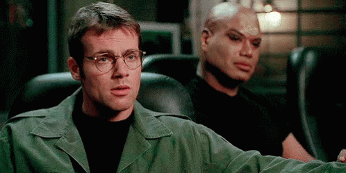 Daniel Jackson Stargate GIF - Daniel Jackson Stargate Reaction GIFs