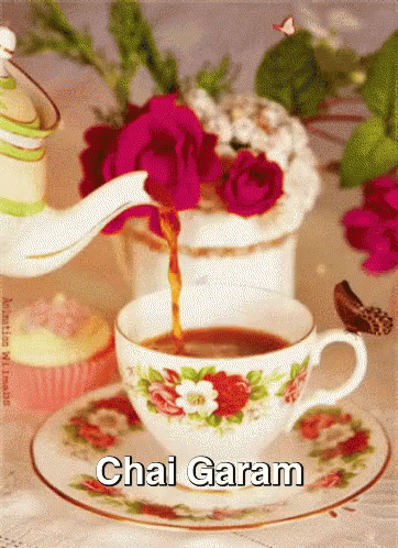 चाय गरम सुबह सुप्रभात शुभ प्रभात GIF - Chay Chai Garam GIFs