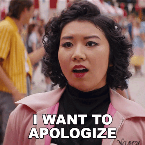 I Want To Apologize Nancy GIF - I Want To Apologize Nancy Grease Rise Of The Pink Ladies GIFs