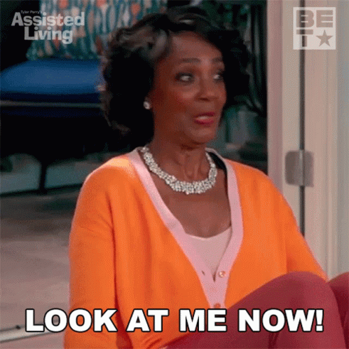 Look At Me Now Anastasia Devereaux GIF - Look At Me Now Anastasia Devereaux Assisted Living GIFs