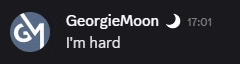 a black background with georgia moon i 'm hard written in white